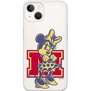 ERT GROUP mobiel telefoonhoesje voor Iphone 13 MINI origineel en officieel erkend Disney patroon Minnie 072 optimaal aangepast aan de vorm van de mobiele telefoon, gedeeltelijk bedrukt