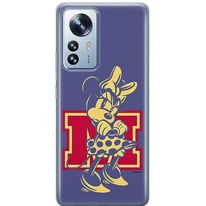 ERT GROUP Coque de téléphone portable pour Xiaomi 12 / 12X Original et sous licence officielle Disney motif Minnie 072 parfaitement adapté à la forme du téléphone portable, coque en TPU