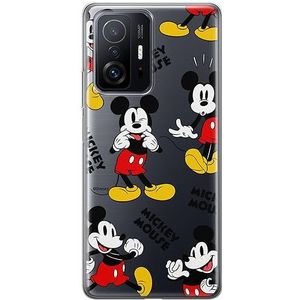 ERT GROUP mobiel telefoonhoesje voor Xiaomi 11T 5G / 11T PRO 5G origineel en officieel erkend Disney patroon Mickey 050 optimaal aangepast aan de vorm van de mobiele telefoon, gedeeltelijk bedrukt