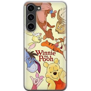 ERT GROUP Coque de téléphone portable pour Samsung S23 PLUS Original et sous licence officielle Disney motif Winnie the Pooh & Friends 046 adapté à la forme du téléphone portable, coque en TPU