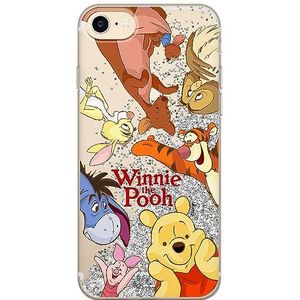 ERT GROUP Coque de téléphone portable pour Apple Iphone 7/8/ SE 2/ SE 3 Original et sous licence officielle Disney motif Winnie the Pooh & Friends 046, avec effet de débordement de paillettes