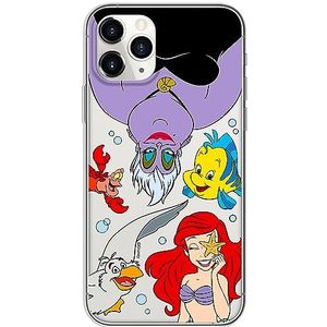 ERT GROUP mobiel telefoonhoesje voor Iphone 11 PRO origineel en officieel erkend Disney patroon Ariel 008 optimaal aangepast aan de vorm van de mobiele telefoon, gedeeltelijk bedrukt