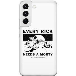 ERT GROUP Samsung S22 PLUS originele mobiele telefoonhoes met officiële licentie Rick and Morty Rick & Morty 045 patroon passend mobiele telefoon vorm TPU-hoes
