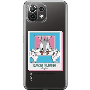 ERT GROUP Coque de téléphone portable pour Xiaomi 11 LITE 4G / 11 LITE 5G Original et sous licence officielle Looney Tunes motif Bugs 024, partiel imprimé