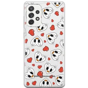 ERT GROUP mobiel telefoonhoesje voor Samsung A52 5G / A52 LTE 4G / A52S 5G origineel en officieel erkend Looney Tunes patroon Tweety 018, gedeeltelijk bedrukt