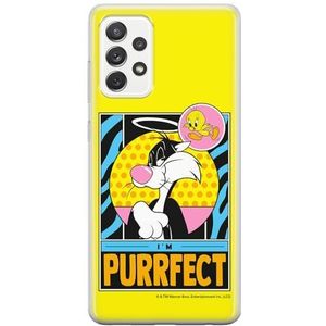 ERT GROUP mobiel telefoonhoesje voor Samsung A53 5G origineel en officieel erkend Looney Tunes patroon Sylvester & Tweety 006 aangepast aan de vorm van de mobiele telefoon, hoesje is gemaakt van TPU
