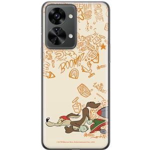 ERT GROUP Mobiele telefoonhoes voor OnePlus NORD 2T 5G Original en officieel gelicentieerd Looney Tunes Coyote 002-patroon perfect passend bij de vorm van de mobiele telefoon, TPU-hoes