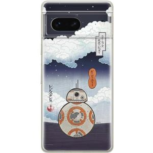 ERT GROUP Mobiele telefoonhoes voor Google PIXEL 7 Original en officieel gelicentieerd Star Wars-patroon BB 8 011 perfect passend bij de vorm van de mobiele telefoon, TPU-hoes
