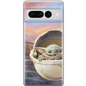 ERT GROUP Coque de téléphone portable pour Google PIXEL 7 PRO Original et sous licence officielle Star Wars motif Baby Yoda 005 parfaitement adapté à la forme du téléphone portable, coque en TPU