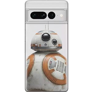 ERT GROUP mobiel telefoonhoesje voor Google PIXEL 7 PRO origineel en officieel erkend Star Wars patroon BB 8 002 optimaal aangepast aan de vorm van de mobiele telefoon, gedeeltelijk bedrukt