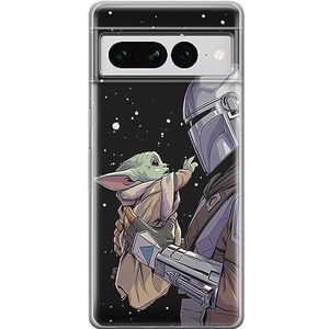 ERT GROUP Coque de téléphone portable pour Google PIXEL 7 PRO Original et sous licence officielle Star Wars motif Baby Yoda 019 parfaitement adapté à la forme du téléphone portable, coque en TPU