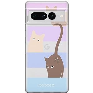 ERT GROUP Coque de téléphone portable pour Google PIXEL 7 PRO Original et sous licence officielle Babaco motif Cats 014 parfaitement adapté à la forme du téléphone portable, partiel imprimé