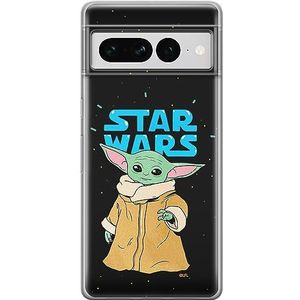 ERT GROUP Coque de téléphone portable pour Google PIXEL 7 PRO Original et sous licence officielle Star Wars motif Baby Yoda 032 parfaitement adapté à la forme du téléphone portable, coque en TPU