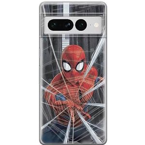 ERT GROUP Mobiele telefoonhoes voor Google PIXEL 7 Pro Origineel en officieel gelicentieerd Marvel Spider Man 008-patroon perfect aangepast aan de vorm van de mobiele telefoon, TPU-hoes