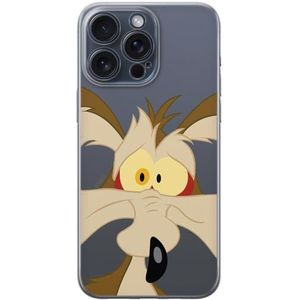 ERT GROUP Coque de téléphone portable pour Iphone 15 PRO MAX Original et sous licence officielle Looney Tunes motif Coyote 001 adapté à la forme du téléphone portable, partiel imprimé