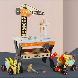 Junior Timmerman Werkbank Set | Inclusief Gereedschap | 3+ jaar