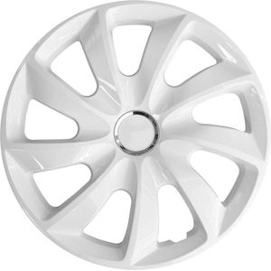 NRM - wieldoppen 14"" - Wit- set van 4 stuks - ABS / Duurzaam / Resistant