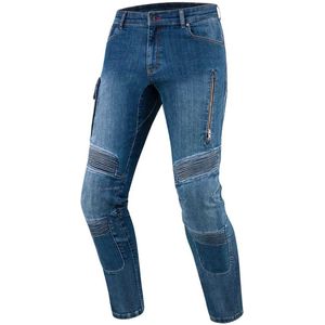 Rebelhorn - Vandal - Motorbroek - Navy / Blue Denim - Kevlar Voering