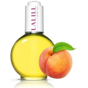LALILL Nagelriemolie 75ml - Perzik Nagelverzorging Olie - Nagelolie Verzorging voor Nagels Nagelriemen - SPA Manicure Nagel Design Handen - Veganistisch - Met Pipet