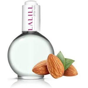 LALILL Nail Cuticle Oil 75 ml - amandel nagelverzorgingsolie - nagelolie verzorging voor nagels nagelriemen - SPA manicure nageldesign handen - veganistisch - met pipet