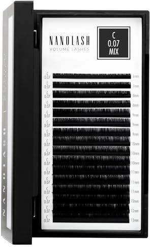 Nanolash - Volume Lashes - Nepwimpers - Zwart - Natuurlijke Resultaten