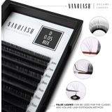 Nanolash - Volume Lashes - Zwart - Synthetisch - Handgemaakt