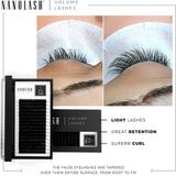 Nanolash - Volume Lashes - Zwart - Synthetisch - Diverse Dikten en Lengtes