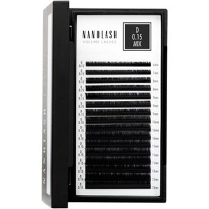 Nanolash - Wimpers voor Wimperextensions - Zwart - Hoogwaardige Vezels