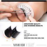 Nanolash - Volume Lashes - Zwart - Synthetisch - Diverse Dikten en Lengtes