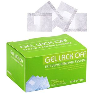Nail wrap remove  foil