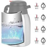 Thermoskan - Zilver - 1800 ml - Dubbelwandig - Isoleerkan - Koffiekan