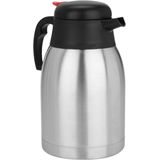 Thermoskan - Zilver - 1800 ml - Dubbelwandig - Isoleerkan - Koffiekan