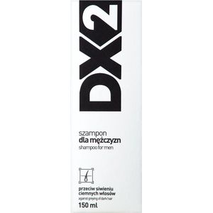 DX2 Shampoo voor Mannen tegen grijs van donker haar, 150 ml