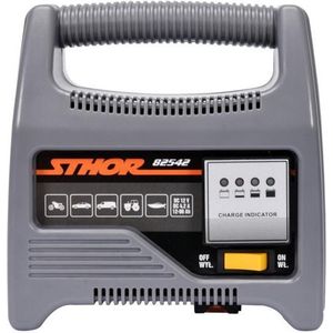 Sthor Acculader met LED 12 V 6 A 90 Ah
