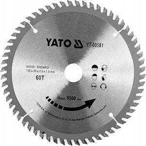 Yato Cirkelzaagblad - Ø 160mm x 20mm - 60T - voor hout