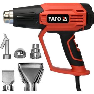 YATO YT-82296 heteluchtpistool 500 l/min 650 °C 1600 W Zwart, Oranje