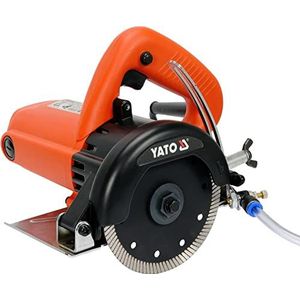 YATO - Professionele Natte en Droge Steensnijzaag - 1400 Watt - Ø 125 mm Diamantslijpschijf