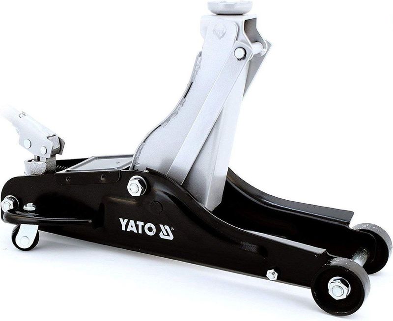 YATO Vloerkrik - Hydraulisch - 2 Stuks - Hefvermogen 2 Ton - Verstelbare Hoogte 89-359 mm