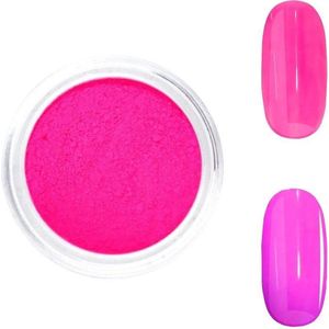 DRM Nageldecoratie Poeder UV Neon Roze #09