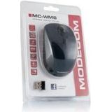 Modecom - MC-WM6 - Muis - Zwart - Draadloos - Optisch