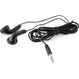 Logic Modecom LH-11 zwart / in-ear hoofdtelefoon / 1,2 m kabel / 3,5 mm aansluiting (Geen ruisonderdrukking, Bedraad), Koptelefoon, Zwart