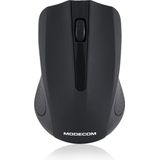 Modecom - MC-WM9 - Draadloze Muis - Zwart - Optische Chip met 1200 DPI