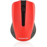 Modecom - MC-WM9 - Draadloze Muis - Rood - Optische Chip 1200 DPI