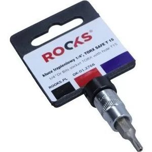 Rooks Bit Dop 1/4&Quot;, Torx gat T15