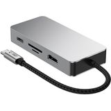 TechProtection - 9-in-1 USB-C Hub - USB 3.0 - HDMI - SD Kaart - 100 Watt
