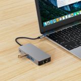TechProtection - 9-in-1 USB-C Hub - USB 3.0 - HDMI - SD Kaart - 100 Watt