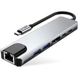 Tech-Protect - HB02 - Hub - Space Grey - 6-in-1 - HDMI 4K