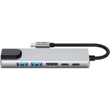 Tech-Protect - HB02 - Hub - Space Grey - 6-in-1 - HDMI 4K