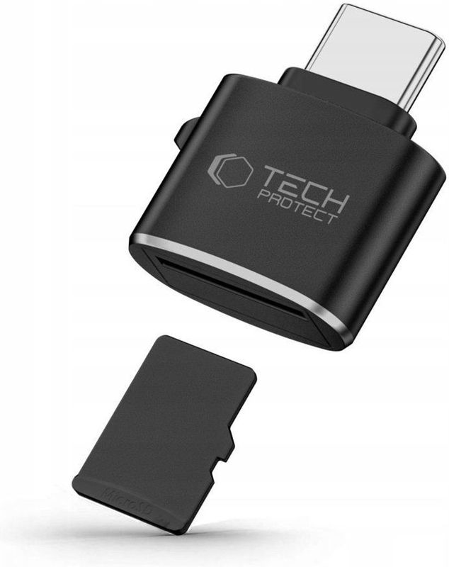 Tech-Protect - Ultrabost - Geheugenadapter - Zwart - Type-C