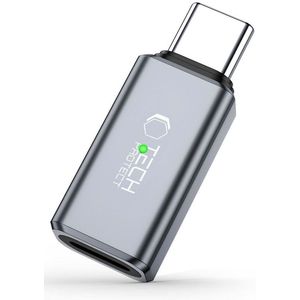 Tech-Protect - Ultrabost Audio Adapter - Grijs - Type-C naar Lightning